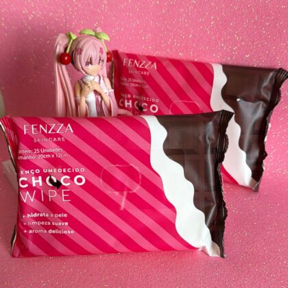 Lenço Demaquilante Umedecido Choco Wipe Fenzza